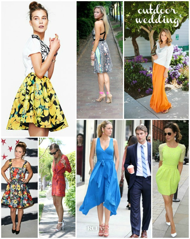 Inspiration Shopping For An Outdoor Wedding Lou What Wear