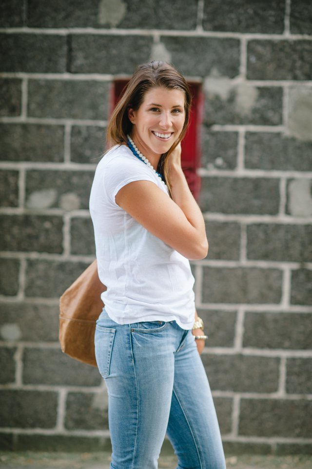 Jeans and White T-Shirt * Kluster Happy JEwelery 