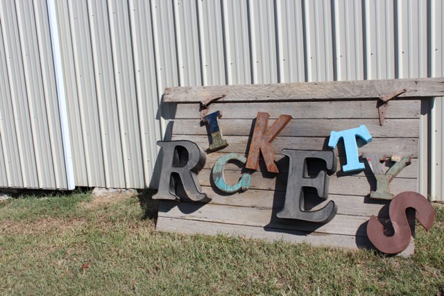 Reclaimed Letters * Salvage Letters 