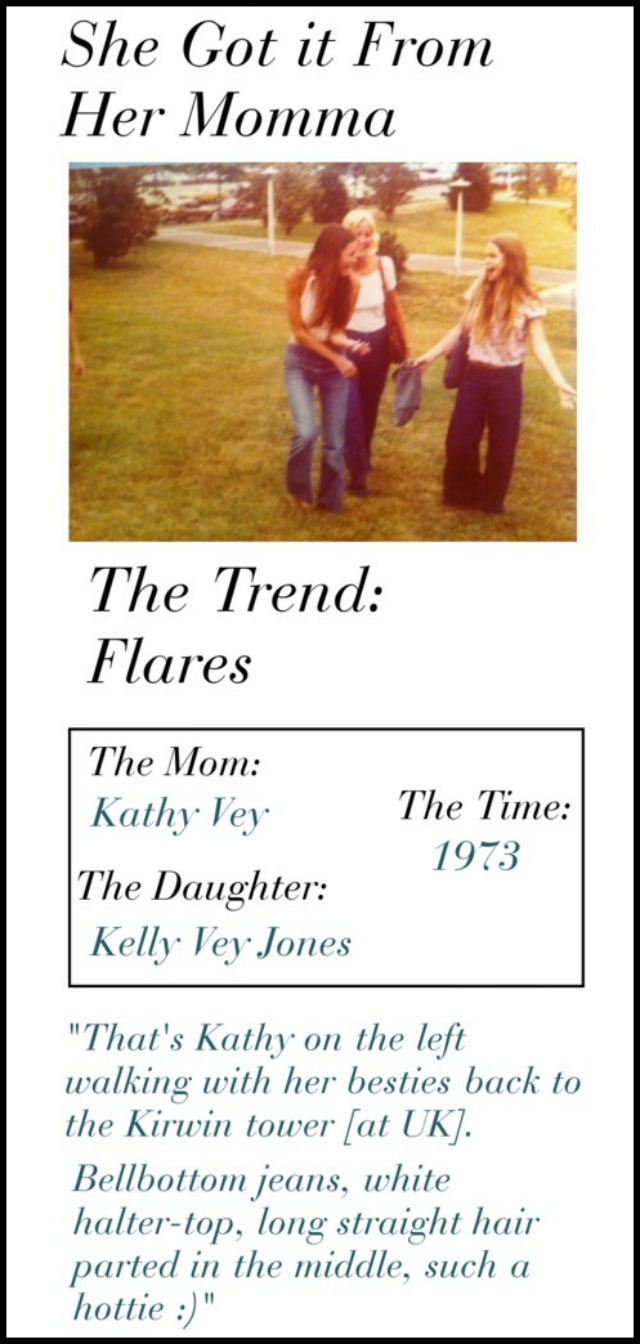 70's style * throwback * vintage * flares