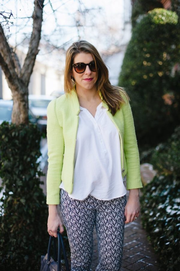 Outfit Post: Yellow Jacket * Lou What Wear