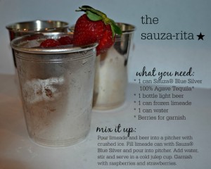Margarita Mint Julep * Sauza Blue