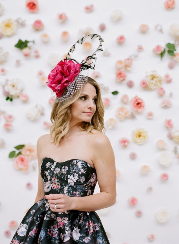 Kentucky Derby Style Dark Roses * Lou What Wear