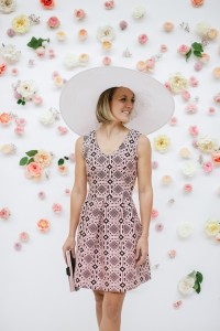 Dress & Dwell Printed Dress * Maureen's Creations Hat * Kentucky Derby Style * Lou What Wear * Wholesale Flowers (4)