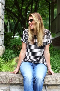Madewell Flea Market Flares * Summer Denim * Black and White Stripes (2)