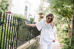 J.Crew Embroidered Tassel Tunic * J.Crew Sale * All White Outfits (7)