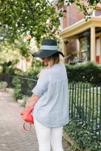 J.Crew Hat * Stripe Sweater