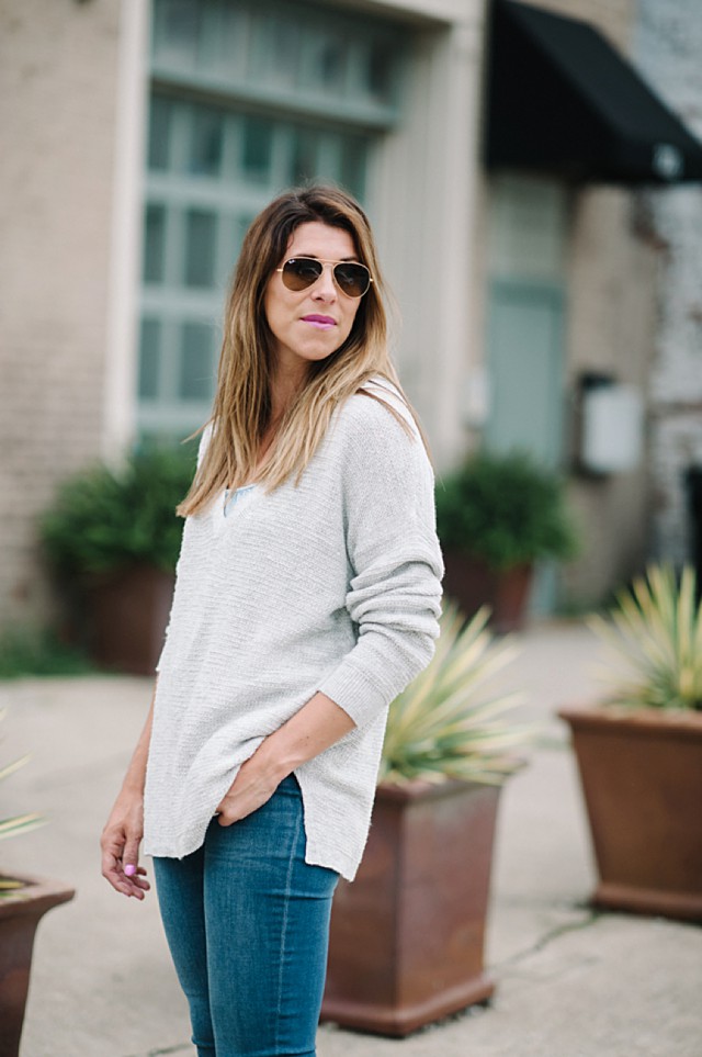 Bloggers Who Budget * Gray Oversized Sweater