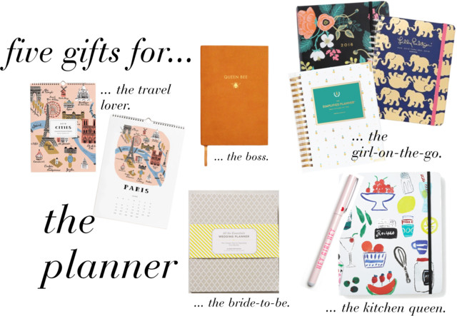 Holiday Gift Guide - Five Gifts for the Planner 