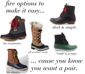 Duck Boots Gift Guide