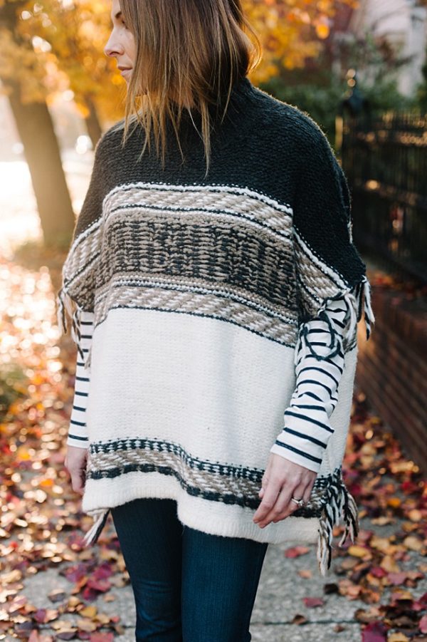 Outfit Post: Poncho * Lou What Wear