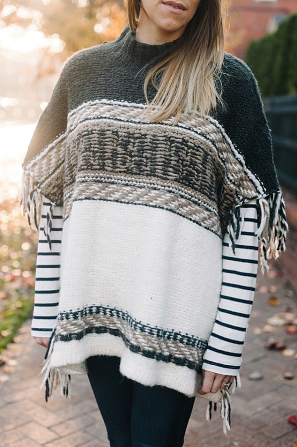 Outfit Post: Poncho * Lou What Wear