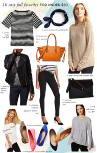 Fall Favorites for Under $50