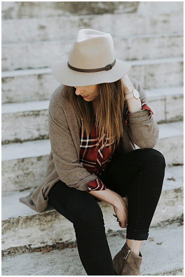 Layers and Plaid and Hats, Oh My! * Lou What Wear