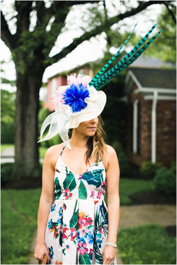 Derby Style Florals & Feathers What I Wore to KY Derby 143 * Lou