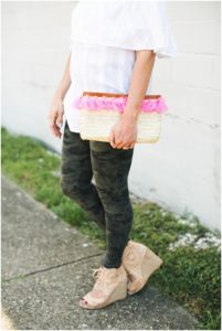 Hudson Camo Mid-Rise Jeans * Summer Date Night Outfits (7)