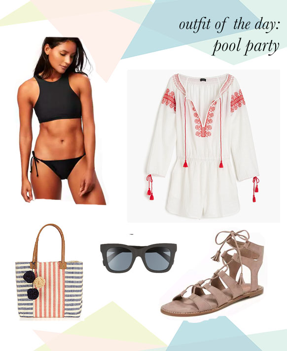OOTD: Summer Pool Party * Lou What Wear