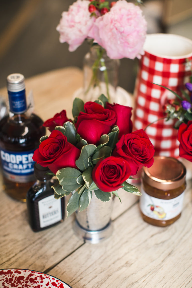 Julip Roses Kentucky Derby Style: How to Make a Julep Cup Rose Arrangement * Lou ...