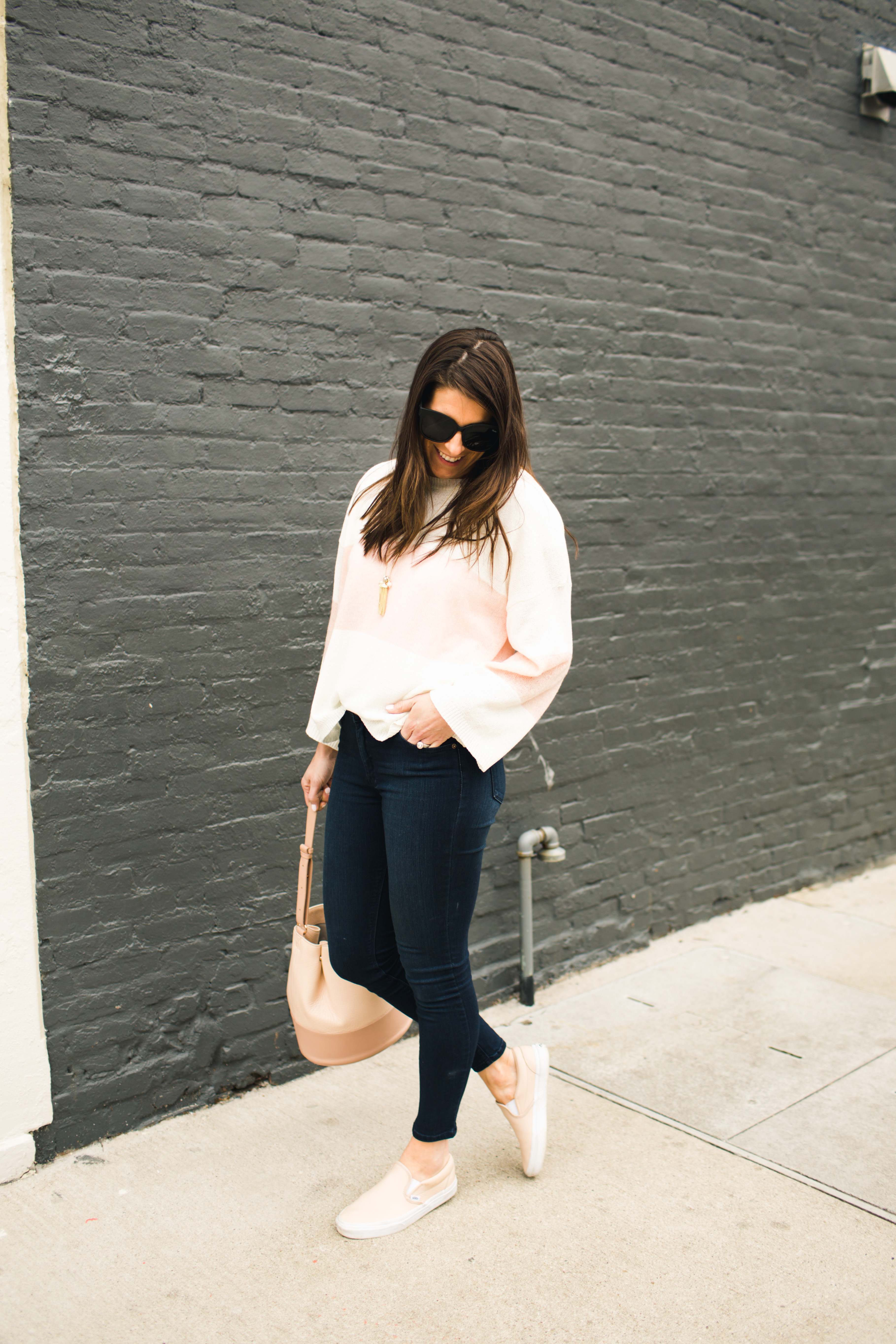 pink slip on sneakers outfit